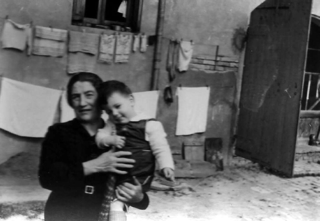 Claudio Misculin e nonna Mantica